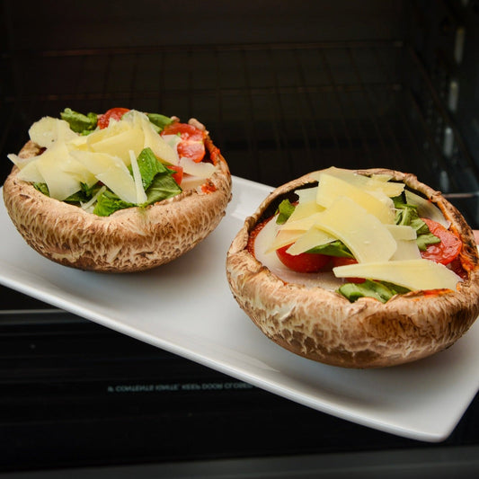 Pizza de portobello